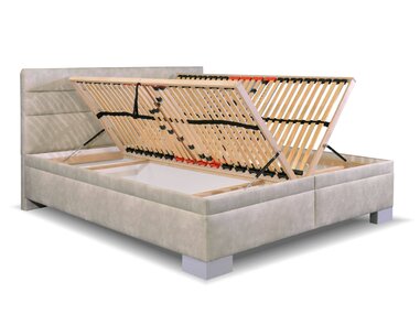 Čalúnená posteľ s úložným priestorom Antila