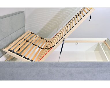 Čalúnená posteľ s úložným priestorom Marila, 120x200 cm Čalúnená posteľ s úložným priestorom Marila, 120x200 cm