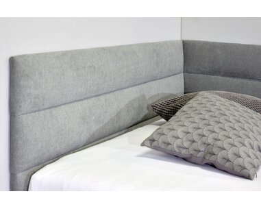 Čalúnená posteľ s úložným priestorom Niobe, 120x200 cm