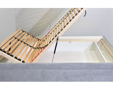 Čalúnená váľanda s úložným priestorom Litera, 90x200 cm