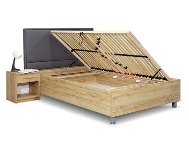 Bočný výklop postele LA FINESA, 140x200 cm