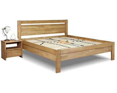Vyvýšená posteľ z masivu Klementin, masiv buk Vyvýšená posteľ z masivu Klementin, masiv buk