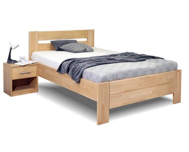 Zvýšená posteľ z masívu Trinity, masív buk, 140x210 Zvýšená posteľ z masívu Trinity, masív buk, 140x210