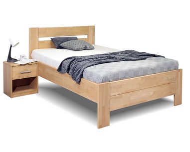 Zvýšená posteľ z masivu Trinity, masiv buk, 120x210 Zvýšená posteľ z masivu Trinity, masiv buk, 120x210