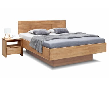 Manželská drevená posteľ s úložným priestorom PRESIDENT, rošty v cene