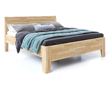 Posteľ dvojlôžko z masívu CONCEPTA, masív buk