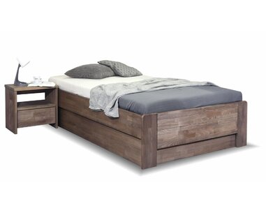 Drevená váľanda jednolôžko s úložným priestorom FUTON, masív buk Drevená váľanda jednolôžko s úložným priestorom FUTON, masív buk