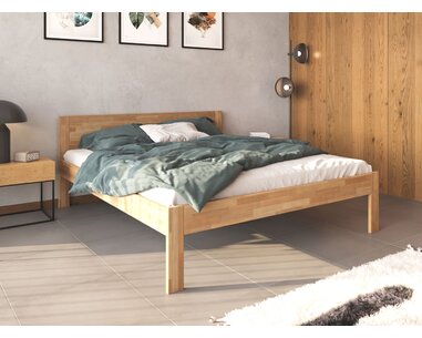 Posteľ dvojlôžko z masivu TALIMA - interiér