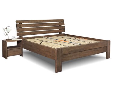 Zvýšená posteľ z masívu Odysea, masív dub Zvýšená posteľ z masívu Odysea, masív dub