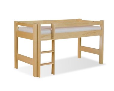 Zvýšené jednolôžko - detská zvýšená posteľ 90x200 LUCAS, masív smrek Zvýšené jednolôžko - detská zvýšená posteľ 90x200 LUCAS, masív smrek