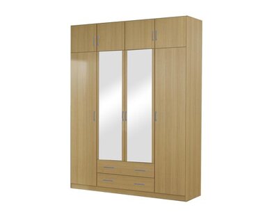 Šatníková skriňa štvordielna IA11540, buk Šatníková skriňa štvordielna IA11540, buk