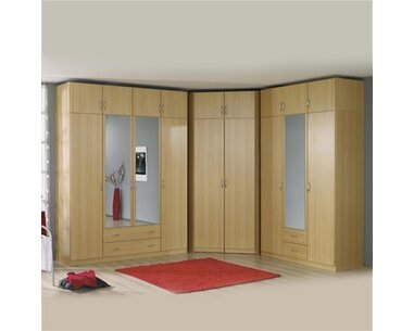 Šatníková skriňa dvojdverová IA11521, buk Šatníková skriňa dvojdverová IA11521, buk