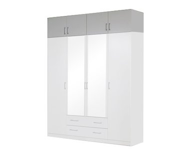 Nadstavec na skriňu  IA21545, biela