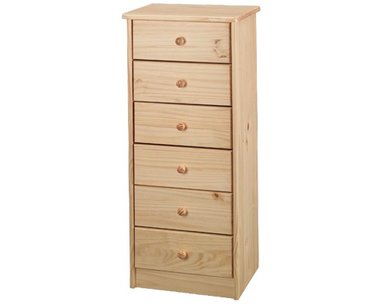 Komoda 6 zásuvková IA3, masiv borovica