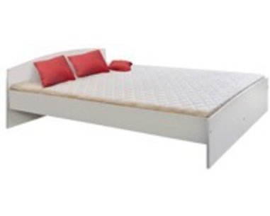 Manželská posteľ - dvojlôžko 180x200 IA342B, lamino biele Manželská posteľ - dvojlôžko 180x200 IA342B, lamino biele