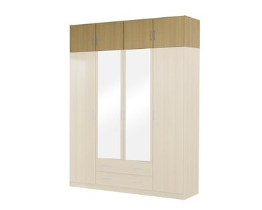 Nadstavec štvor-dverovej šatníkovej skrine IA11545, buk