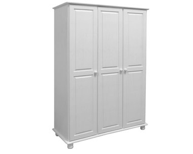 Šatníková skriňa IA8863B bílá, masiv borovica Šatníková skriňa IA8863B bílá, masiv borovica