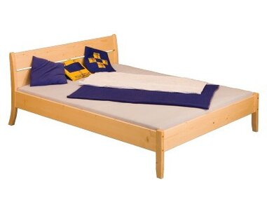 Posteľ z masivu - dvojlôžko IAL3 160x200, masiv smrek