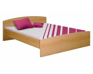 Posteľ dvojlôžko 160x200 IA341A, lamino buk Posteľ dvojlôžko 160x200 IA341A, lamino buk