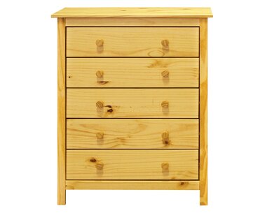 Komoda - 5 zásuvková IA8077, masiv smrek