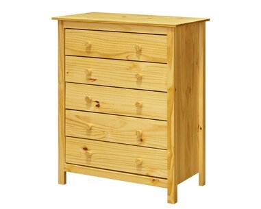 Komoda - 5 zásuvková IA8077, masiv borovica