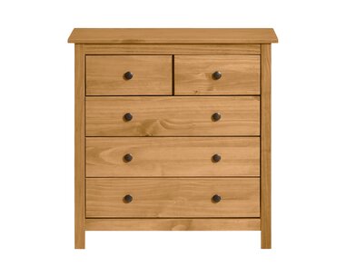 Komoda 5 zásuvková IA8091V, masiv borovica