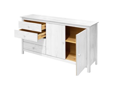 Komoda 8097B, masiv borovica