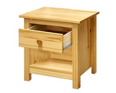 Nočný stolík IA9130, masiv smrek