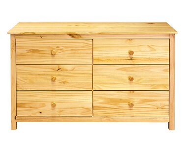 Komoda 6 zásuvková IA9133, masiv borovica