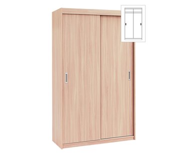Šatní skriňa s posuvnými dverami EVITA 12, šírka 120 cm Šatní skriňa s posuvnými dverami EVITA 12, šírka 120 cm