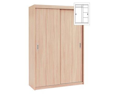 Kombinovaná skriňa s posuvnými dverami EVITA 15, šírka 150 cm Kombinovaná skriňa s posuvnými dverami EVITA 15, šírka 150 cm
