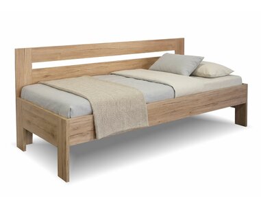 Posteľ jednolôžko Erika s bočným čelom, lamino, 120x200cm Posteľ jednolôžko Erika s bočným čelom, lamino, 120x200cm