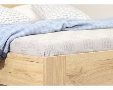 Zvýšená jednolôžková posteľ z lamina LINDA Zvýšená jednolôžková posteľ z lamina LINDA