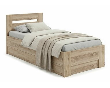 Posteľ jednolôžko s úložným priestorom LINDA, bočný výklop