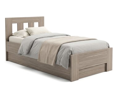 Posteľ jednolôžko s úložným priestorom MALAGA, bočné vyklápanie