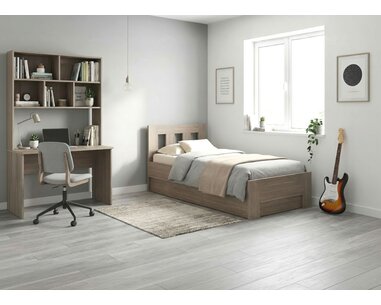 Posteľ jednolôžko s úložným priestorom MALAGA, bočné vyklápanie