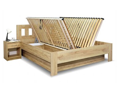 Dvojlôžko s úložným priestorom MALAGA, bočné vyklápanie Dvojlôžko s úložným priestorom MALAGA, bočné vyklápanie