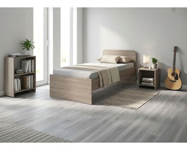 Zvýšená jednolôžková posteľ z lamina OTO Zvýšená jednolôžková posteľ z lamina OTO