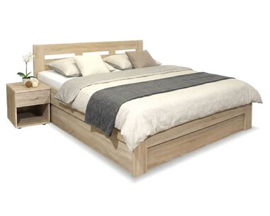 Manželská posteľ s úložným priestorom, bočný výklop Pegas 160x210 Manželská posteľ s úložným priestorom, bočný výklop Pegas 160x210