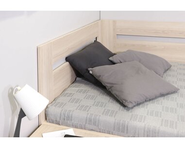 Detail čela - Rohová úložná posteľ Richardo