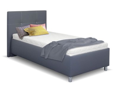 Čalúnená posteľ s úložným priestorom Crissy, 90x200, tmavo šedá Čalúnená posteľ s úložným priestorom Crissy, 90x200, tmavo šedá