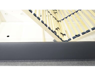 Vyvýšená váľanda s úložným priestorom Roneta, 90x200, tmavo šedá Vyvýšená váľanda s úložným priestorom Roneta, 90x200, tmavo šedá