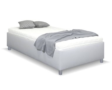 Vyvýšená váľanda s úložným priestorom Roneta, 90x200cm, svetle šedá Vyvýšená váľanda s úložným priestorom Roneta, 90x200cm, svetle šedá