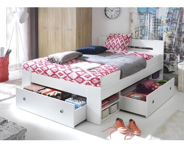 Šuplíky - Posteľ s úložným priestorom Nepoli