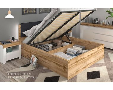 Posteľ Tetris - vyklápací rošt