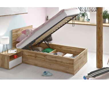 Posteľ Tetris - vyklápanie roštu