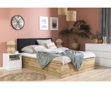 Posteľ s roštom a úložným priestorom Tetris