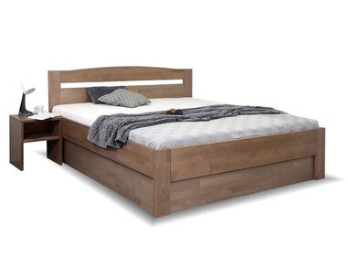 Test - posteľ s úložným priestorom ANTONIO, masív buk