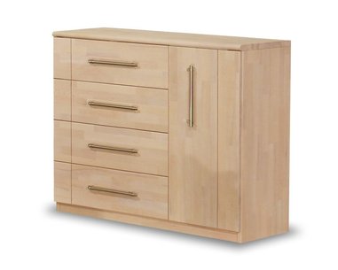 Kombinovaná komoda VK-KR2 pravá, masiv buk Kombinovaná komoda VK-KR2 pravá, masiv buk