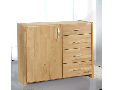 Kombinovaná komoda VK-KN2 levá, masiv buk Kombinovaná komoda VK-KN2 levá, masiv buk